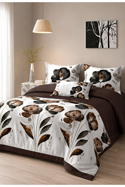 RALEX PUCIOASA Finet 6-Piece Bedding Set with Elastic Fitted Sheet for Beds 1...