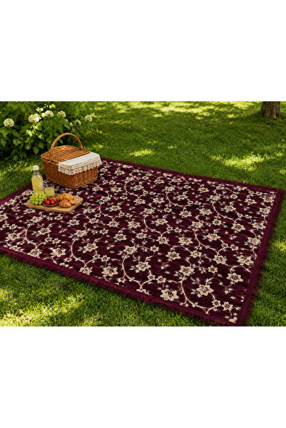 Natura Şifa Cotton Woven Multi-Purpose Sofa Cover Rug Cover Picnic Cover Frin...