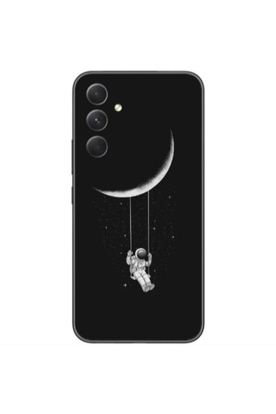 Other Samsung Galaxy A05s Swing on the moon Transparent Silicone TPU Θήκη