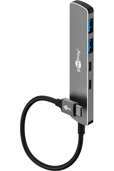 goobay Διανομέας USB 4 Θυρών USB 3.2 με σύνδεση σε υπολογιστή USB-C / USB-A Γ...
