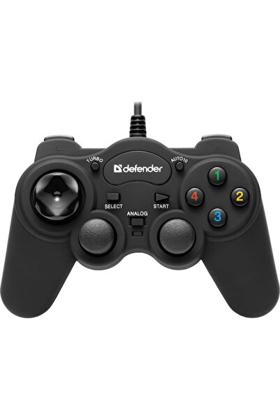 Defender Game Racer Turbo RS3 Ενσύρματο Χειριστήριο για PS3 Μαύρο
