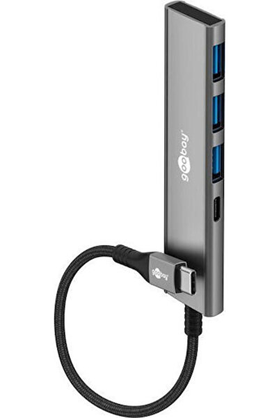 goobay Διανομέας USB 4 Θυρών USB 3.2 με σύνδεση σε υπολογιστή USB-C / USB-A Γ...