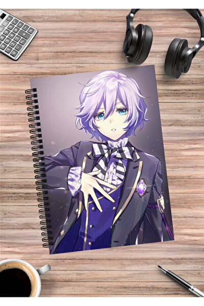 mertfigur Twisted Wonderland Anime Spiral Notebook A5 (50 Sheets)