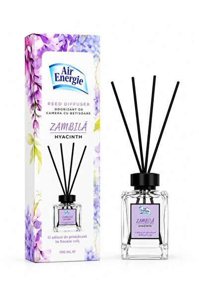 ENERGIE Air Reed Diffuser Zambilă (Hyacinth) 100 ml – Odorizant de cameră cu ...