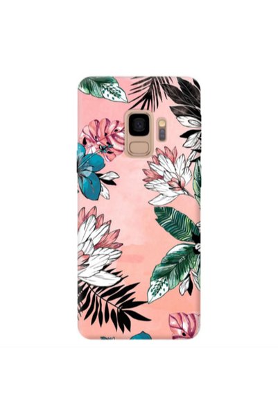 Other Samsung S9 Tropical flowers Transparent Silicone TPU Θήκη