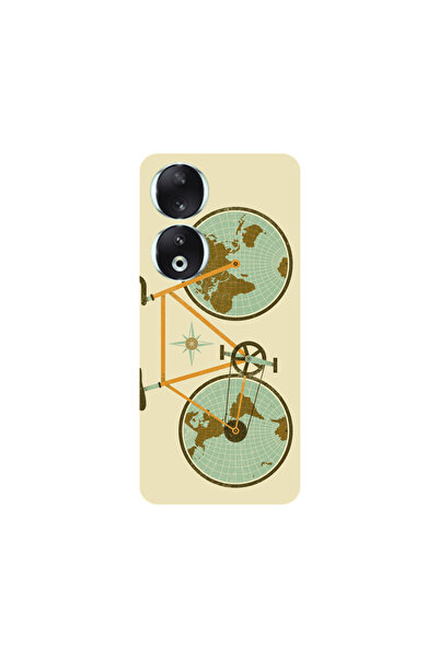 Other Honor 90 5G Bike map Transparent Silicone TPU Θήκη