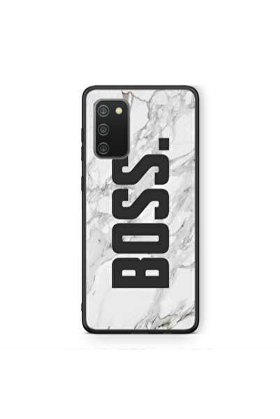 Other Samsung A02s Marble Boss Black Glossy Θήκη