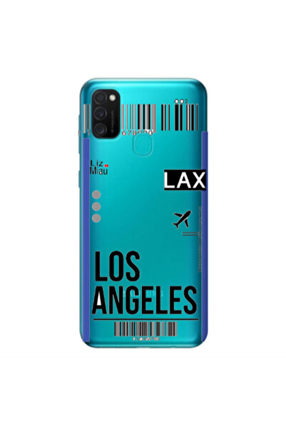 Other Samsung M21 Los angeles Transparent Silicone TPU Θήκη