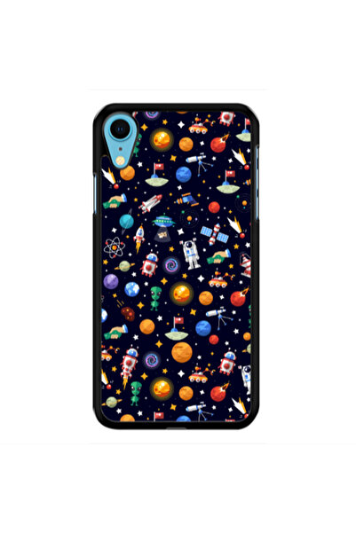 Other Apple iPhone Xr Small planets Black Glossy Θήκη