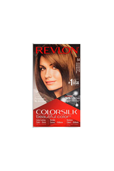 OEM Revlon, Colorsilk, Permanent Hair Dye, 54 Light Golden Brown, 130 ml