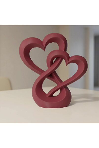 OEM Decorative Statuette Intertwined Hearts Modern Design Elegance