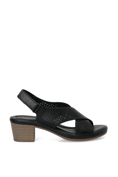 Polaris 166996.Z Black Women's Flat Sandals