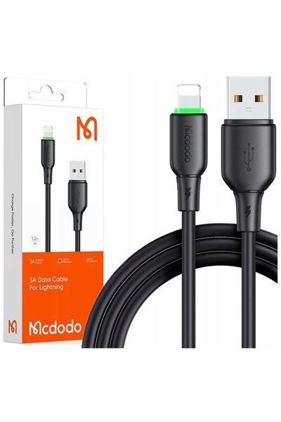 Mcdodo Charger Usb Lightning Cable Fast Charging For Iphone 1M Led