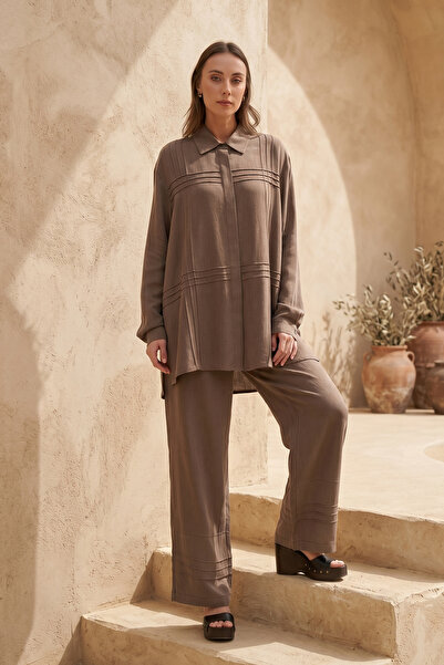 Nuss Cupra Trouser Suit 1040 Mink