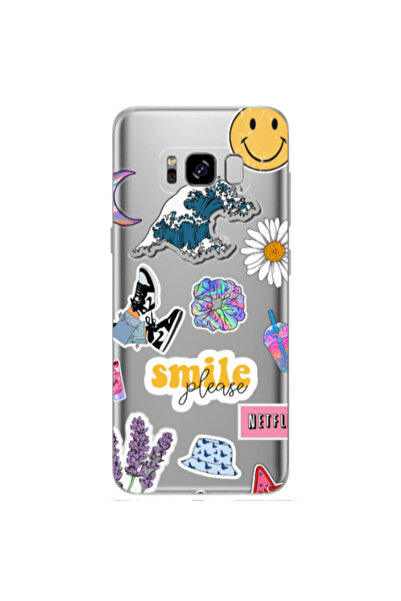 Other Samsung S8 Plus Smile Moon Transparent Silicone TPU Θήκη