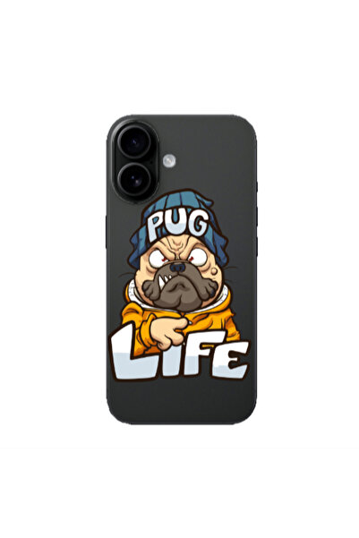 Other Apple Iphone 16 plus Pug Life 2 Transparent Silicone TPU Θήκη