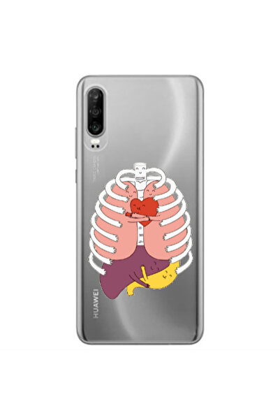 Other Huawei P30 Anatomy Transparent Silicone TPU Θήκη
