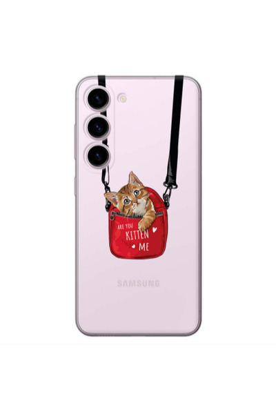 Other Samsung S23 Plus Kitten Me Transparent Silicone TPU Θήκη