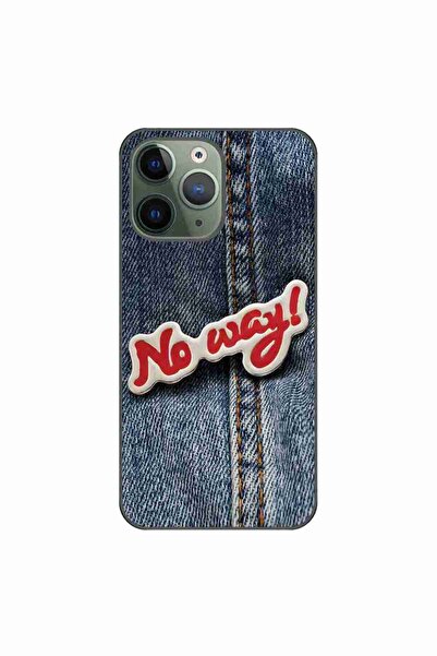 OEM Case compatible with Apple iPhone 11 Pro Silicone Gel Tpu Model No Way Jeans