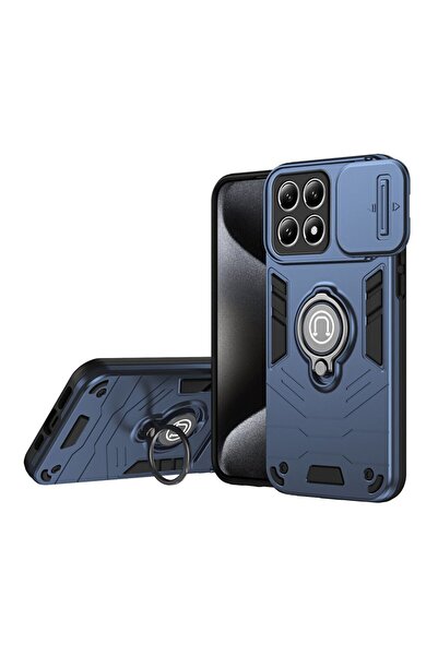 sscase Sliding Camshield Σκληρή Θήκη με Δαχτυλίδι Blue (Xiaomi 14T 5G)