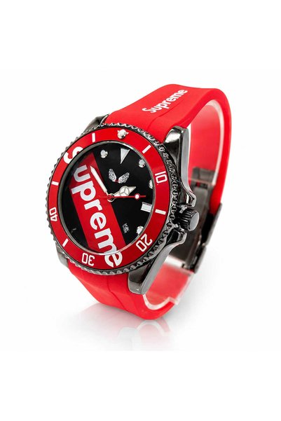 Watch Ceas barbatesc Ulysses silicon rosu stil casual modern UB55