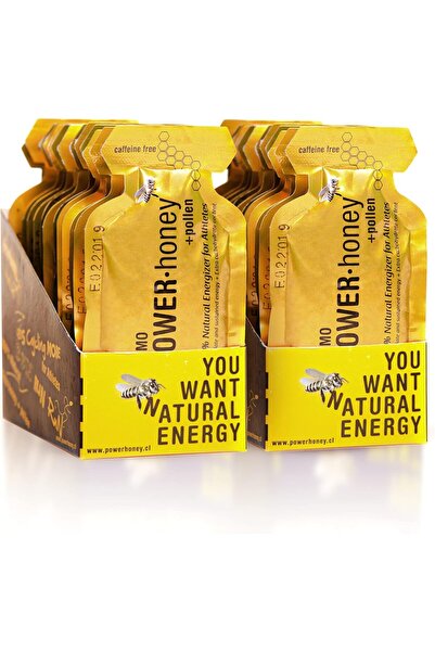 ulmo POWER· HONEY Classic Energy Gel | 24 Units per Packs of 1.3 Oz | Caffein...
