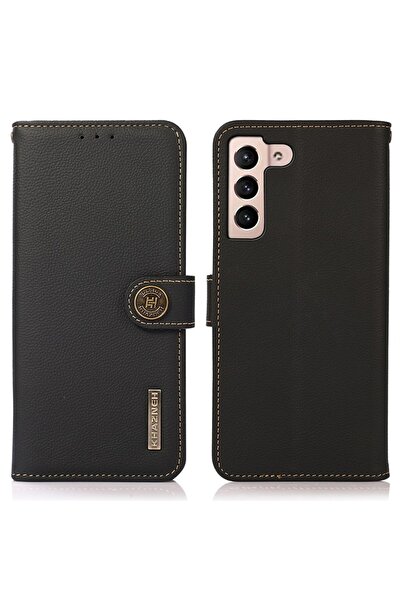 KHAZNEH Δερμάτινη Θήκη Πορτοφόλι Black (Samsung Galaxy S25 FE 5G)