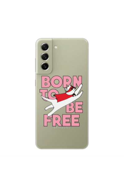 Other Samsung S22 Plus Born Free Transparent Silicone TPU Θήκη
