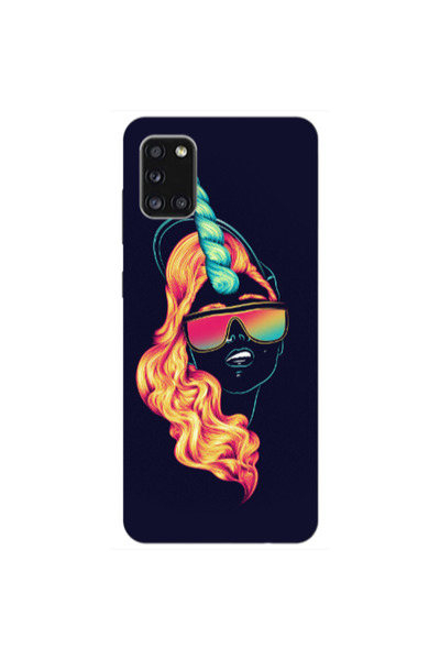 Other Samsung A31 Horn style Transparent Silicone TPU Θήκη