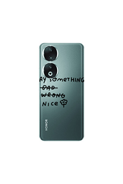 Other Honor 90 5G Say Something Transparent Silicone TPU Θήκη