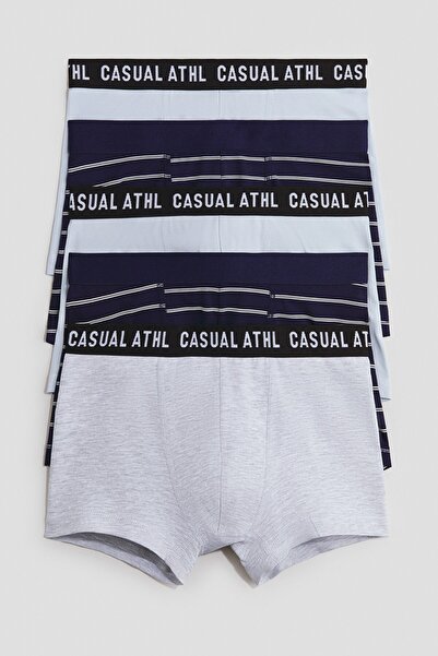 H&M 5'li Kısa Boxer Şort