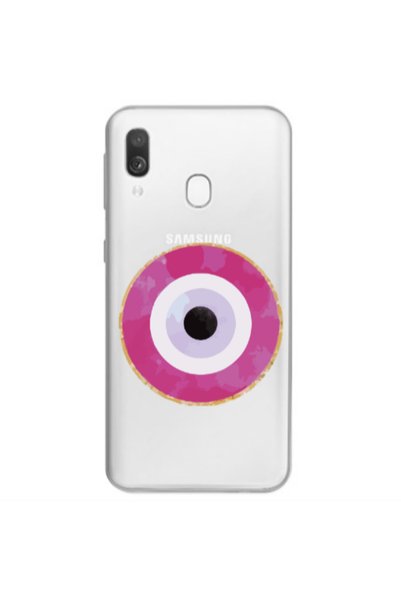 Other Samsung A40 Evil eye bead 2 Transparent Silicone TPU Θήκη