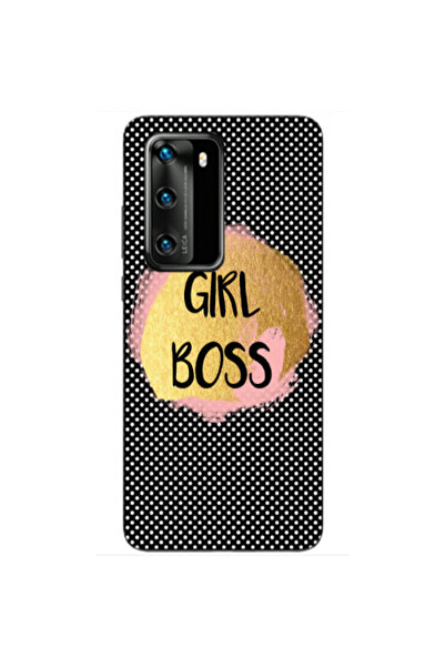 Other Huawei P40 Girl boss make up Transparent Silicone TPU Θήκη
