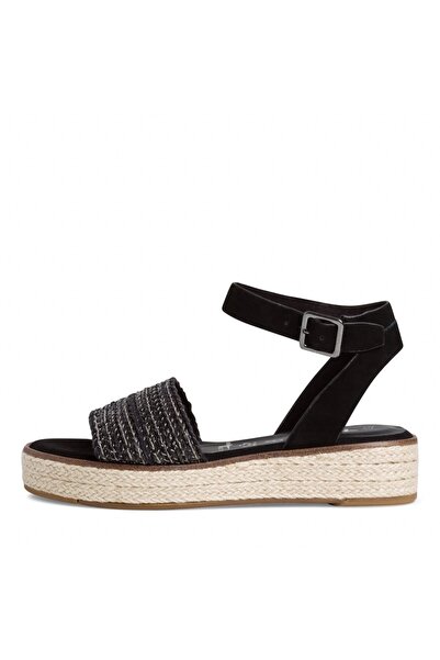 Tamaris Black leather sandals