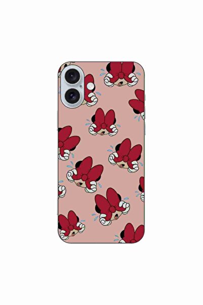OEM Калъф, съвместим с Apple iPhone 16 Plus, от силиконов гел TPU, с десен Ми...