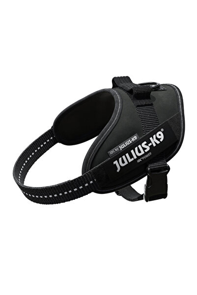 Julius K9 Ham JK9 IDC Power S, negru, cu elemente reflect, circumferința piep...