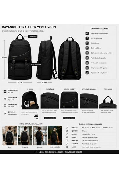 Tk Multi-Compartment 55+ Liter Black Bellows Waterproof Camping Mountaineering Travel Bag