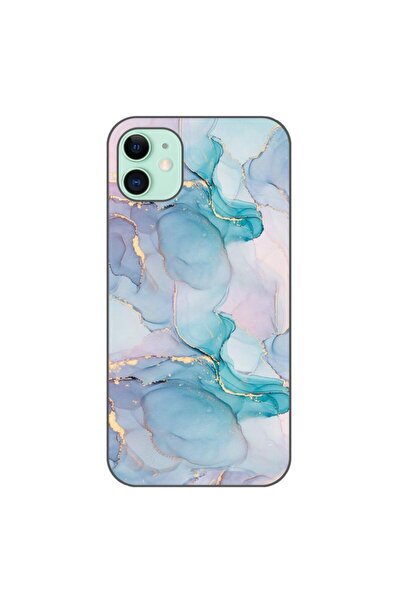 OEM Husa compatibila cu Apple iPhone 11 Silicon Gel Tpu Model Abstract Waterc...
