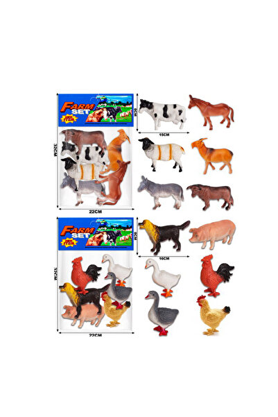 PlayFun Jucărie Set 6 Animale Domestice My Farm Interactiv Cadou Copii