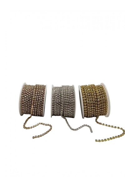 OEM Rhinestone chain 1.2mm- 10y Rose Gold