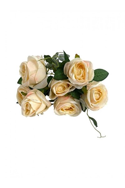 OEM Flori Artificiale Buchet 7 Trandafiri Somon
