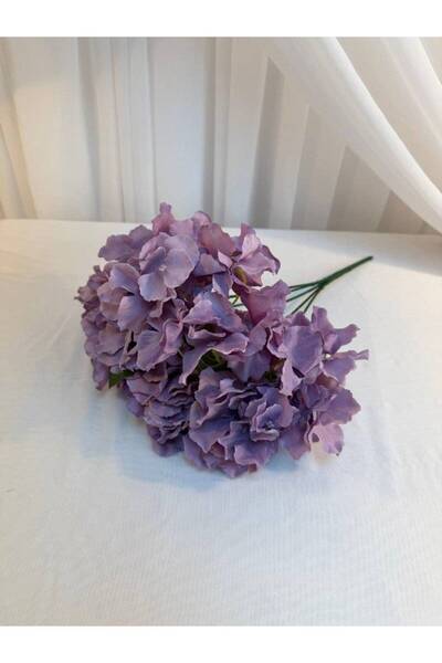 OEM Flori Artificiale Buchet 5 Hortensii Mov Prafuit
