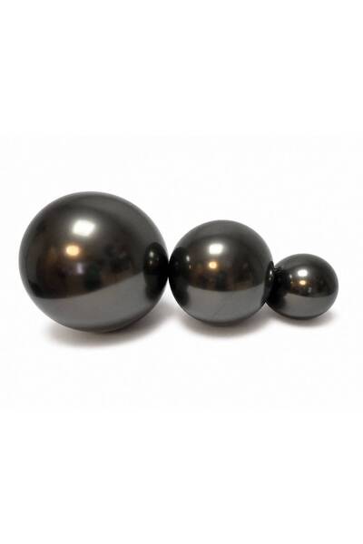 OEM Balloons Top Bottom Set Chrome BLACK 10"-50/ Top Bottom Set