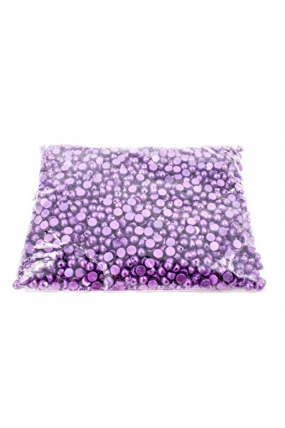 OEM Margele Plastic Jumatati Perle Mov Cu Gaura 8mm Crem