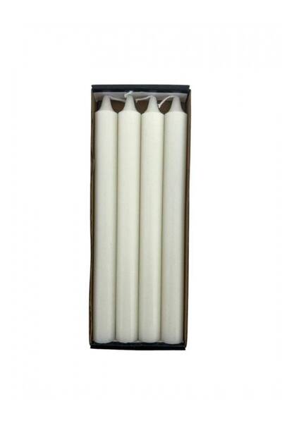 OEM Simple Cylinder Candles 4/ Top Bottom Set