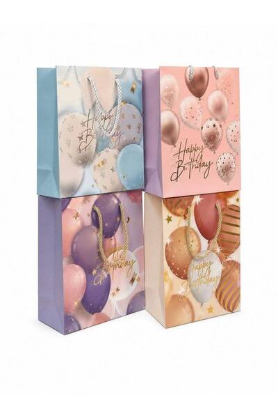 OEM Pungi cadou imprimeu baloane 12/set 18x24x10cm
