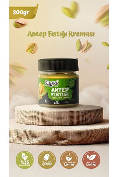 %35 Antep Fıstığı Kreması 200 Gr Cam Kavanoz