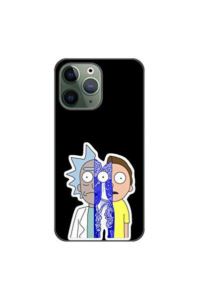 OEM Husa compatibila cu Apple iPhone 11 Pro Silicon Gel Tpu Model Rick And Mo...