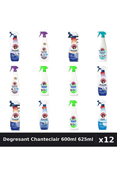 Chanteclair Set 12 Degresant Universal 600ml 625ml - Lamaie, Mosc, Anticalcar...