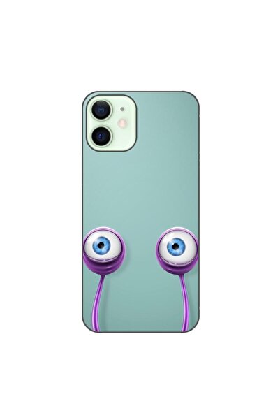 OEM Husa compatibila cu Apple iPhone 12 Mini Silicon Gel Tpu Model Snail Eyes